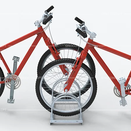 Cycle racks and cycle stands with user-friendly hoop design and strict quality control by Sino Concept