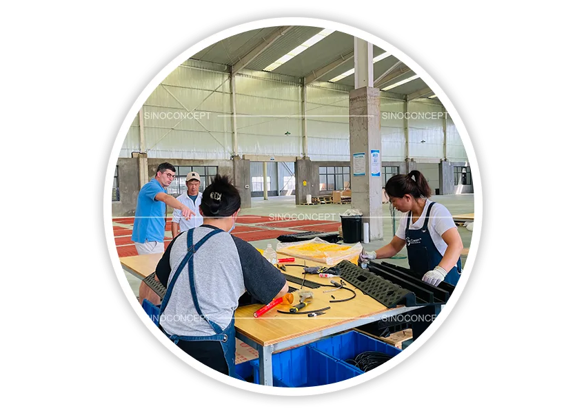 Sino Concept applying strict production processes to ensure each product meets high-quality and regulatory standards