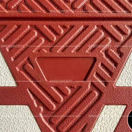 Road cushion installation accessories including hot-dip galvanised screws plastic anchors and aluminium H-connectors
