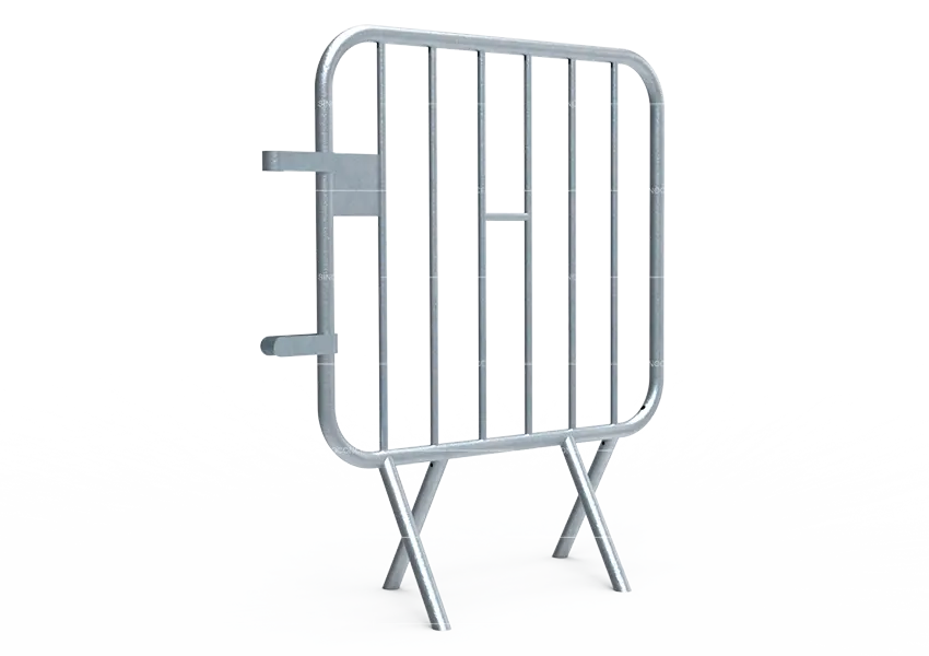Durable 1-metre crowd barrier used for pedestrian access control and event safety