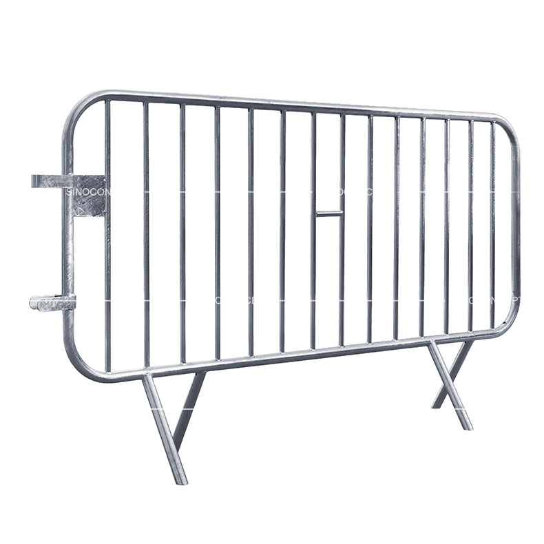 2-metre crowd barrier made of steel by Sino Concept for event management purposes