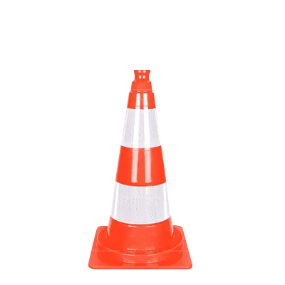 500 mm traffic cone with durable base and bright orange color, designed for road safety and visibility