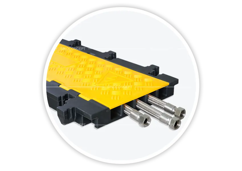 Modular cable ramps offering secure and adaptable cable protection for indoor and outdoor use