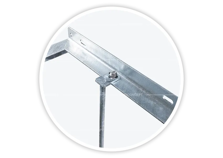 Ground spikes for fixing bike rack bases on grass or soil, with quick no-drill installation and weather-resistant coating