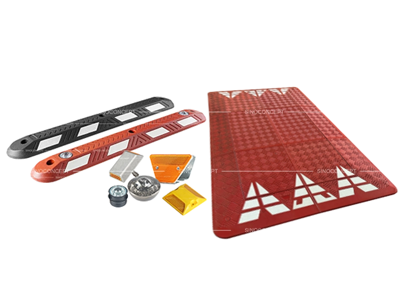 Full range of road safety equipment for traffic management