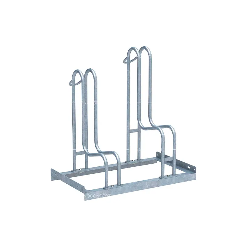 S02 floor bike rack 2-bike with 2 spaces for outdoor bike parking