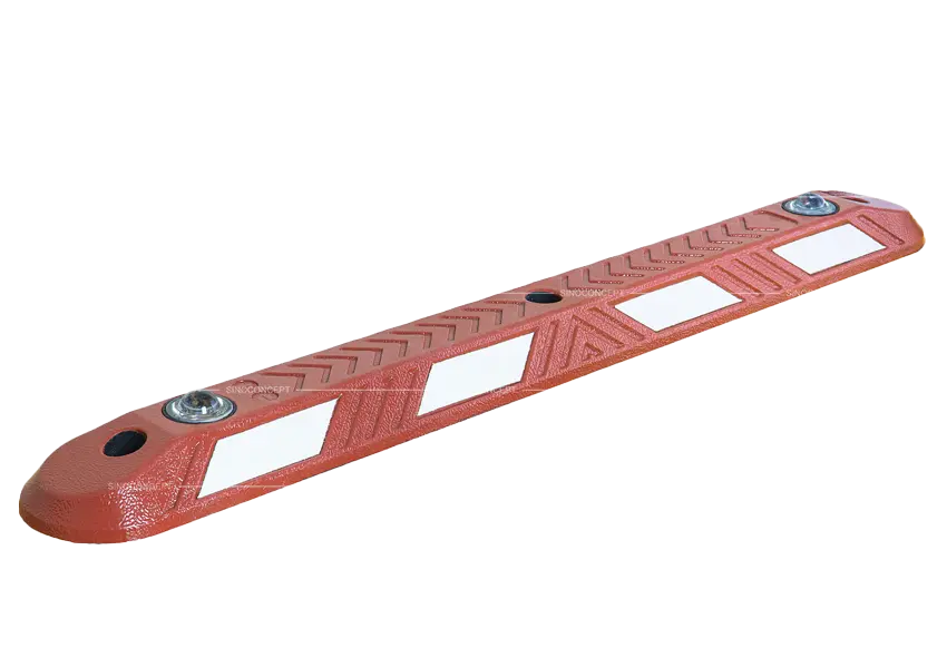 High visibility lane separator for modern road layouts and clear cycle path separation
