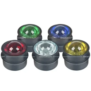 Small Glass Road Stud