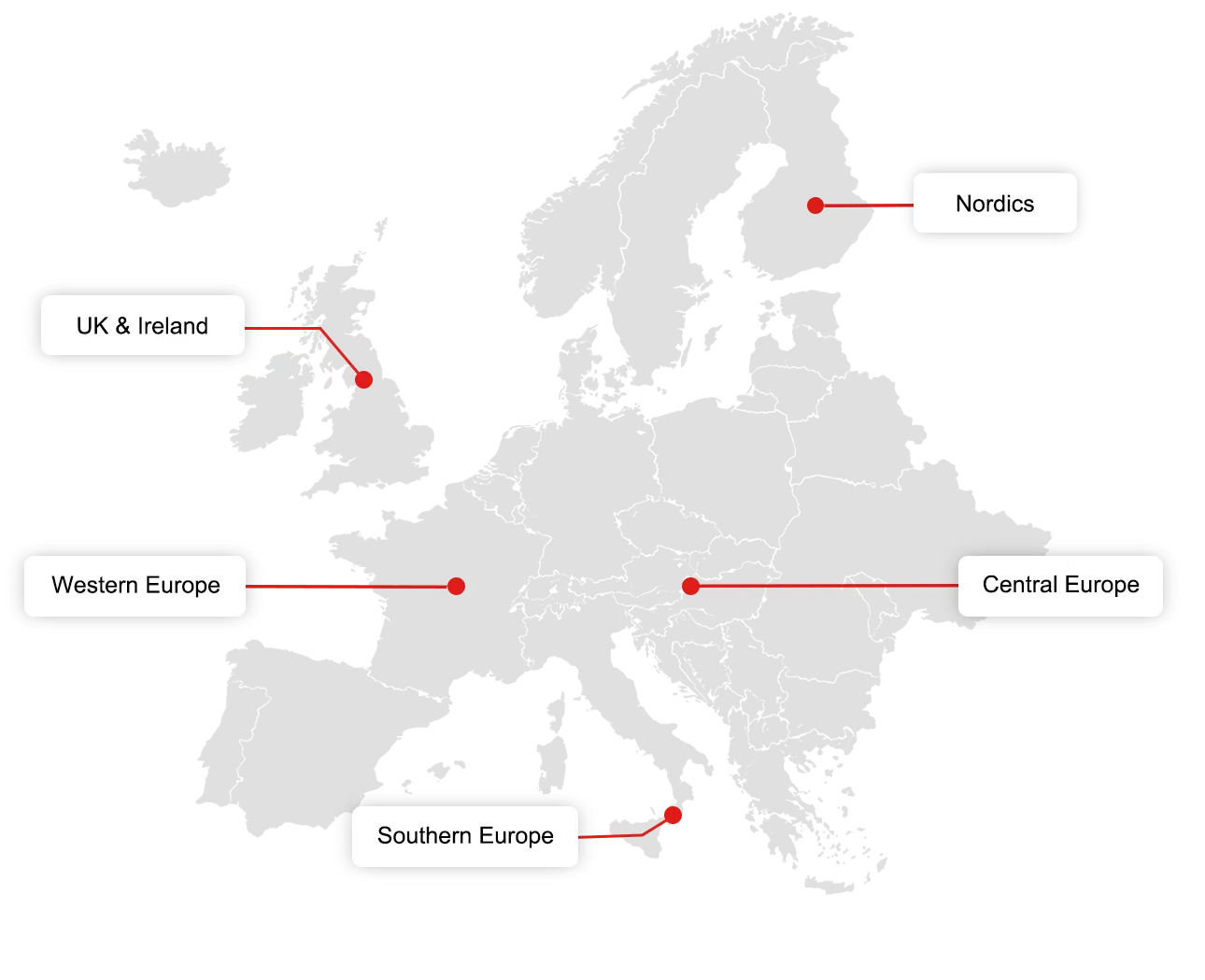 Sino Concept Europe map