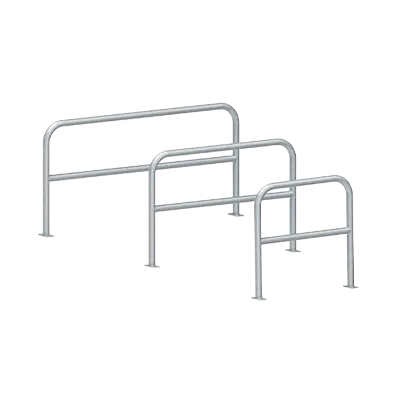 feature image of hooped perimeter barrier with crossbar