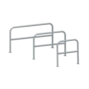 Hooped Perimeter Barrier With Crossbar