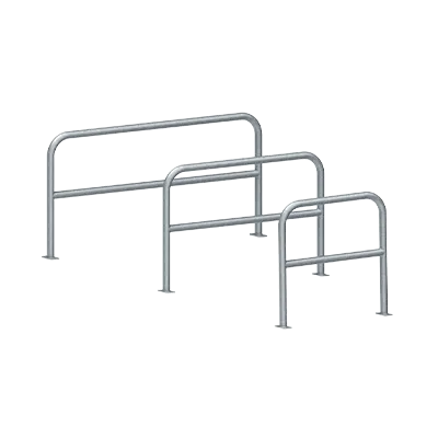 feature image of hooped perimeter barrier with crossbar