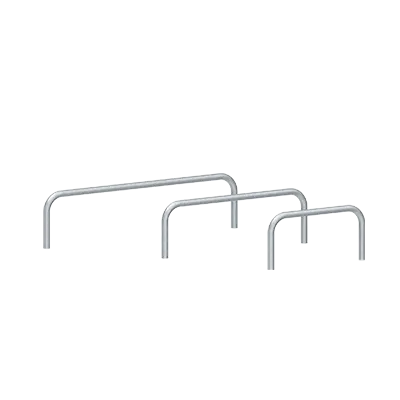 Feature image of low-level hooped perimeter barrier