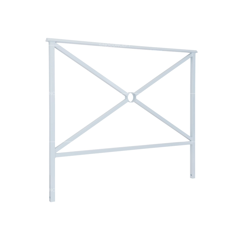 Shanghai style pedestrian guardrail 1500 mm with mild steel frame for pedestrian route separation