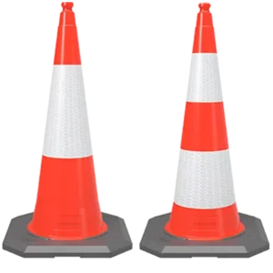 1000 mm 2-Piece Traffic Cone